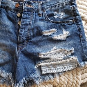 American Eagle Distressed Shorts